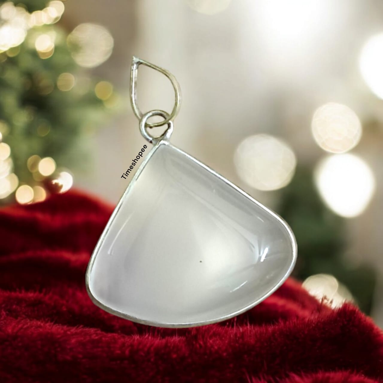 Moonstone Pendant with Thread Natural Milky Moonstone Lab Certified | Timeshopee