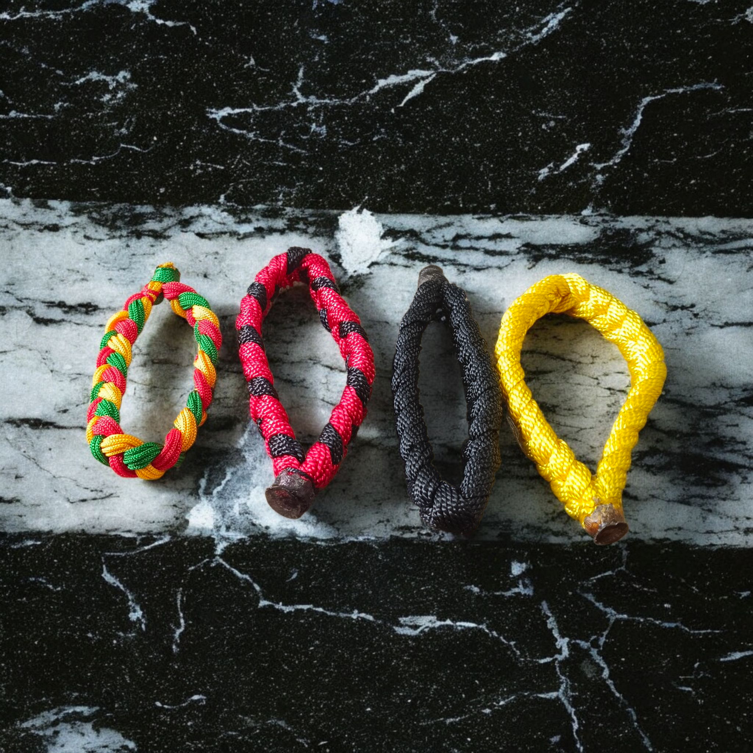 Multicolor handmade Mauli Dhaga Raksha Sutra bracelet set of 4 – adjustable spiritual thread bracelets for men and women by Timeshopee