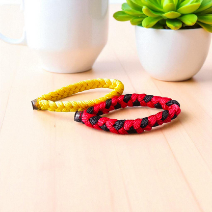 Multicolor handmade Mauli Dhaga Raksha Sutra bracelet set of 4 – adjustable spiritual thread bracelets for men and women by Timeshopee