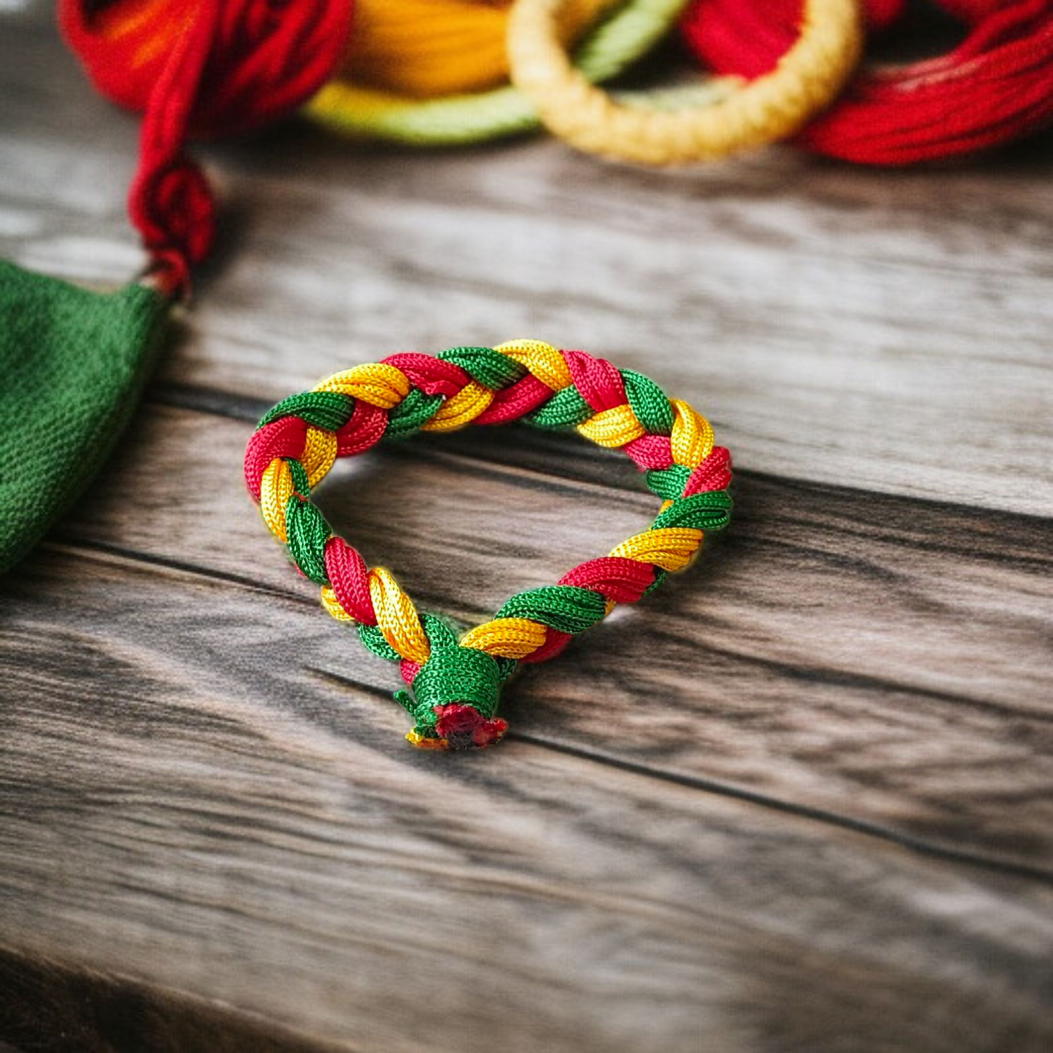 Multicolor handmade adjustable spiritual bracelet set of 2 – traditional pooja kalawa dhaga for men, women, and girls by Timeshopee