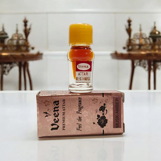 Musk Amber Attar 2ml Premium Perfume Attar by Veena at Timeshopee