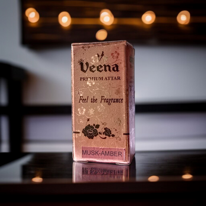 Musk Amber Attar 2ml Premium Perfume Attar by Veena at Timeshopee