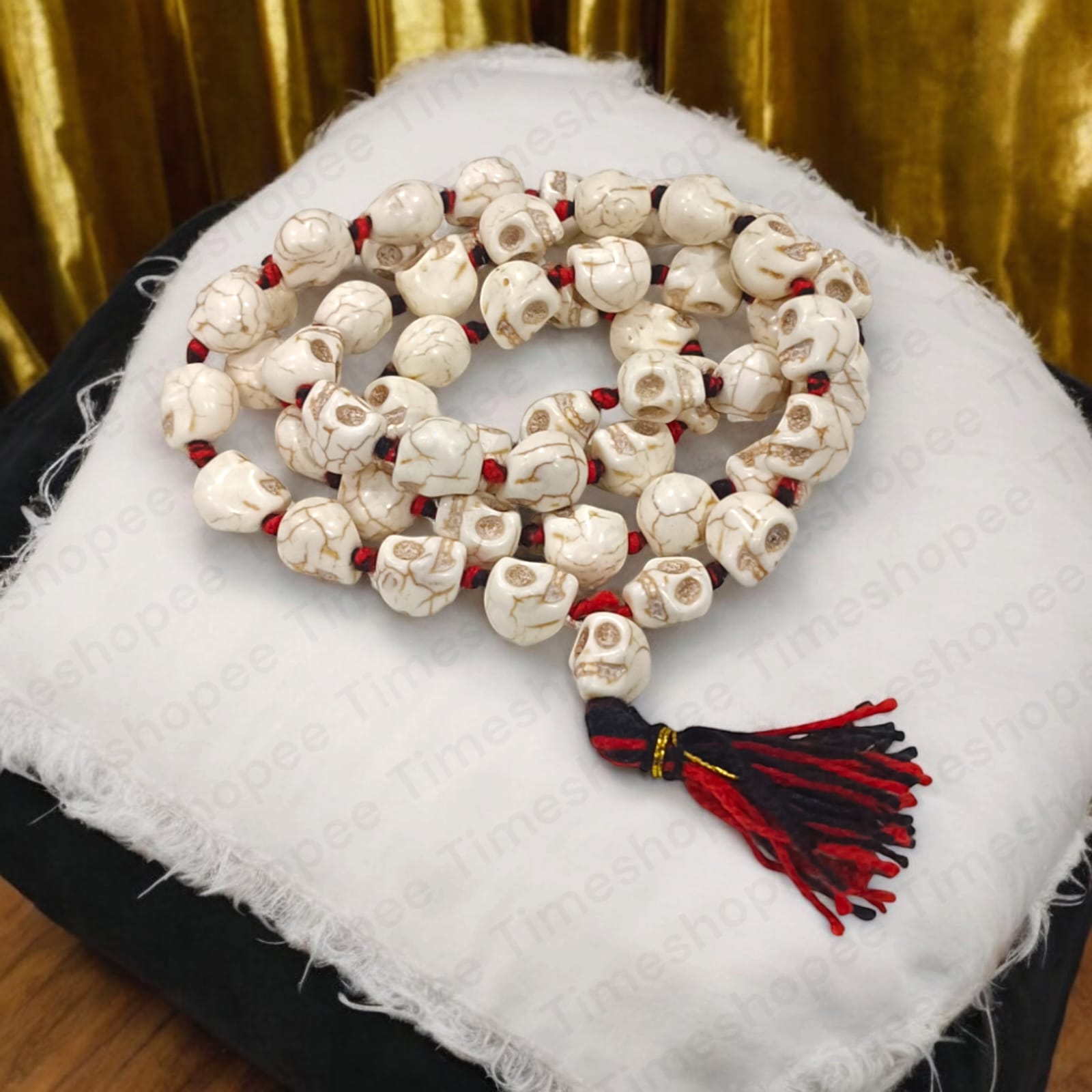Nar Mund Mala in 54+1 beads and 40+1 beads variants, showcasing the high-quality beads for spiritual practice.