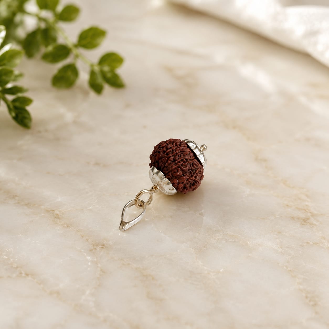 Natural 12 Mukhi Rudraksha Pendant lab certified spiritual bead for meditation and puja