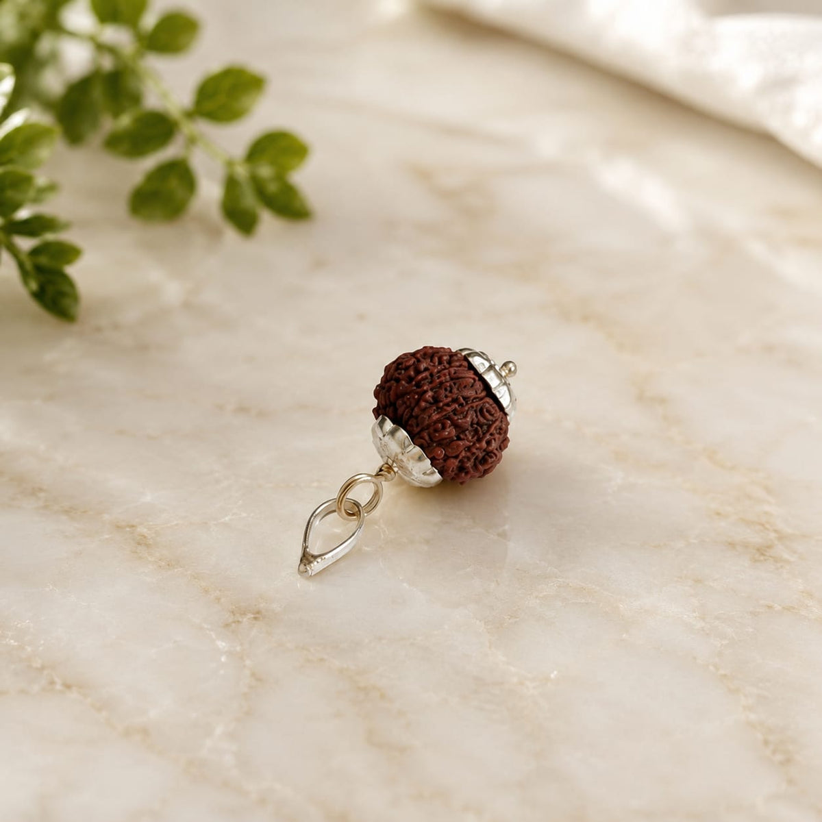 Natural 12 Mukhi Rudraksha Pendant lab certified spiritual bead for meditation and puja