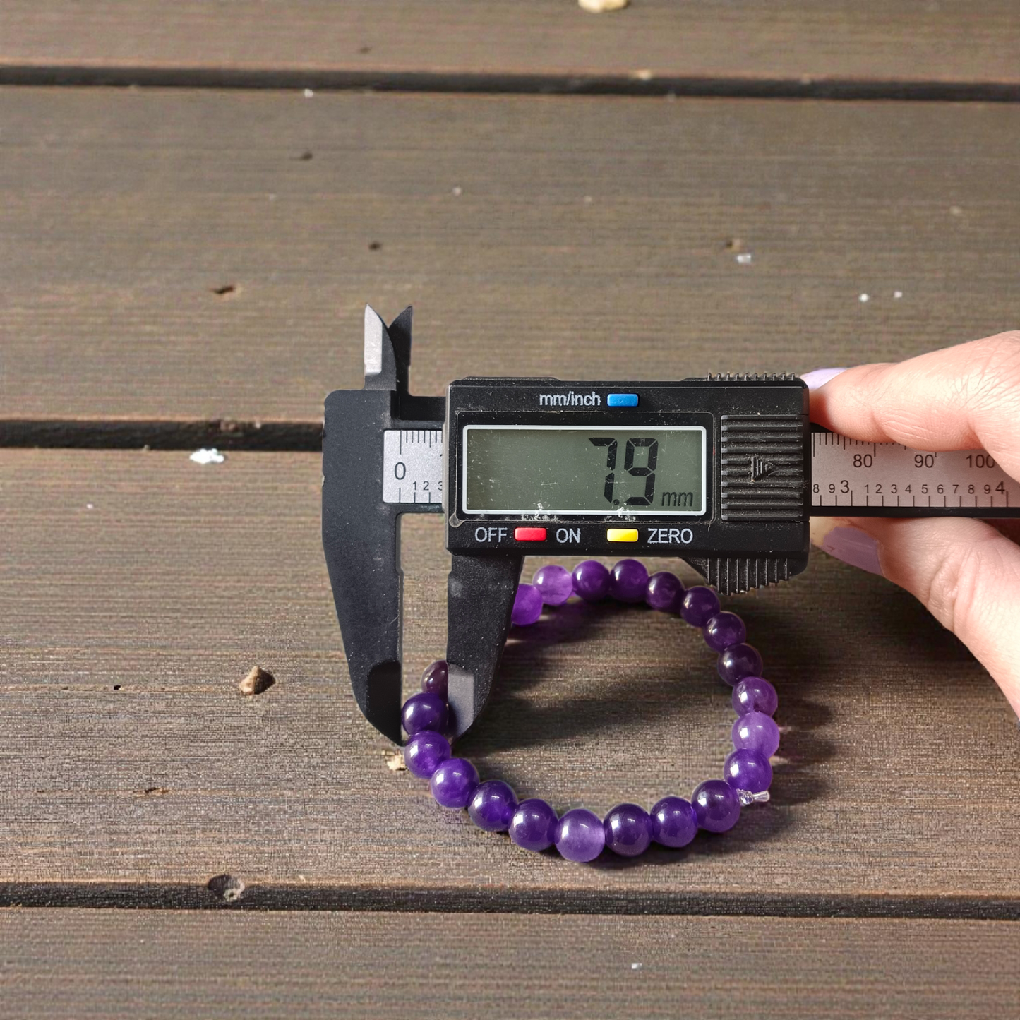 Natural Amethyst Bracelet | Elegant and Durable Bracelet | Lab Certified | Benefits Spiritual Awareness, Stress Relief, and Mental Clarity