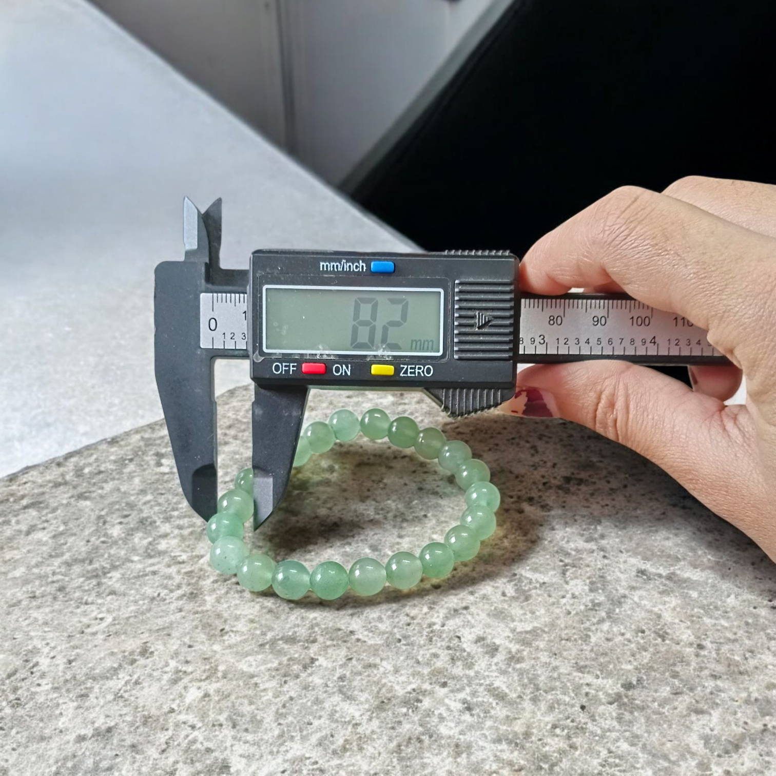 Natural Green Aventurine (Margaj) Bracelet 8mm lab-certified stretchable beads for meditation, heart chakra activation, and healing – unisex design by Timeshopee