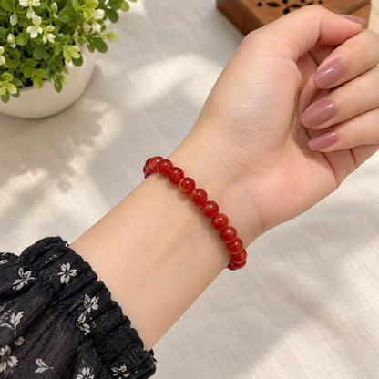 Natural Hessonite Gomed Mala and Bracelet Combo Set Lab Certified Spiritual Beads