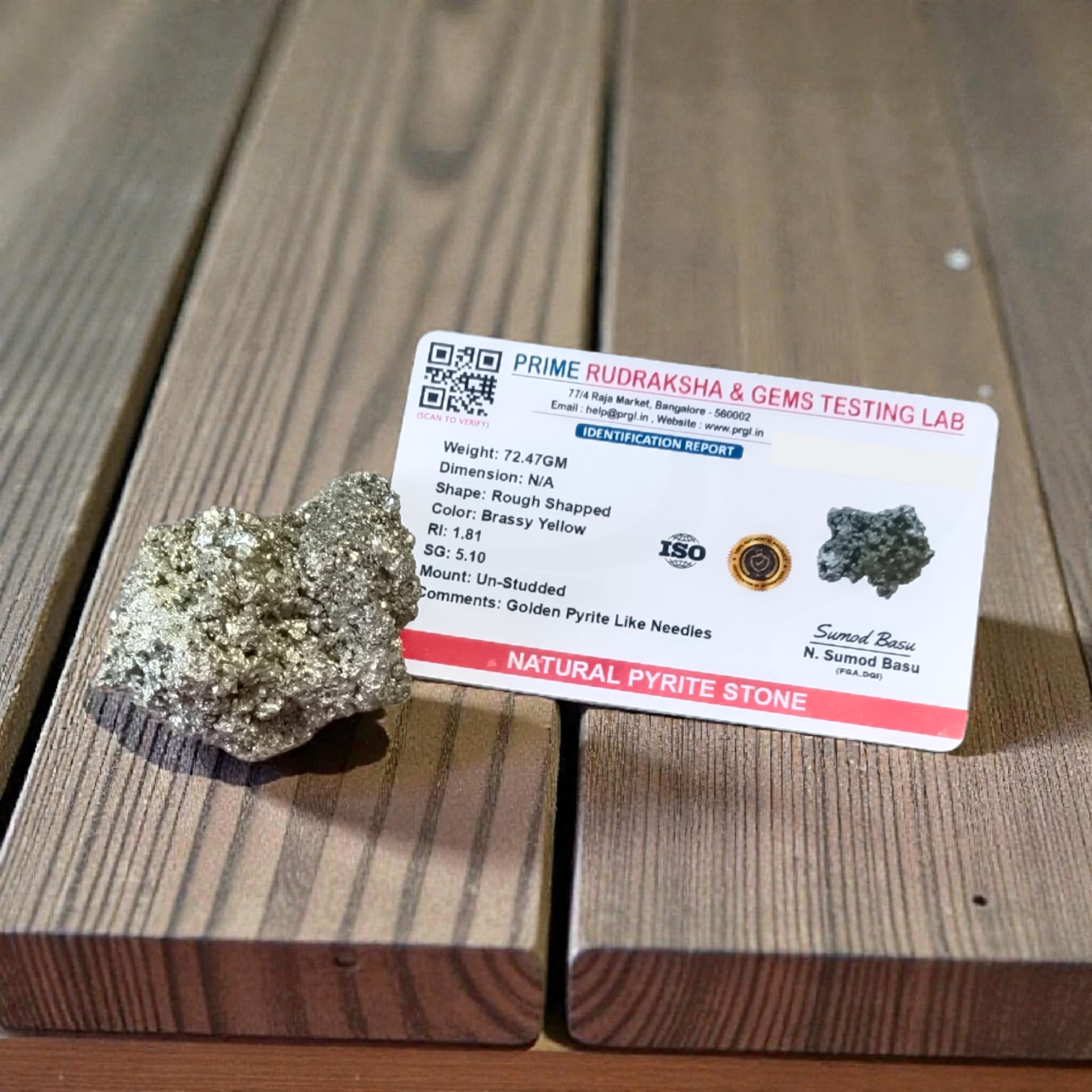 Natural certified raw pyrite crystal cluster for wealth, manifestation, vastu, healing, and protection