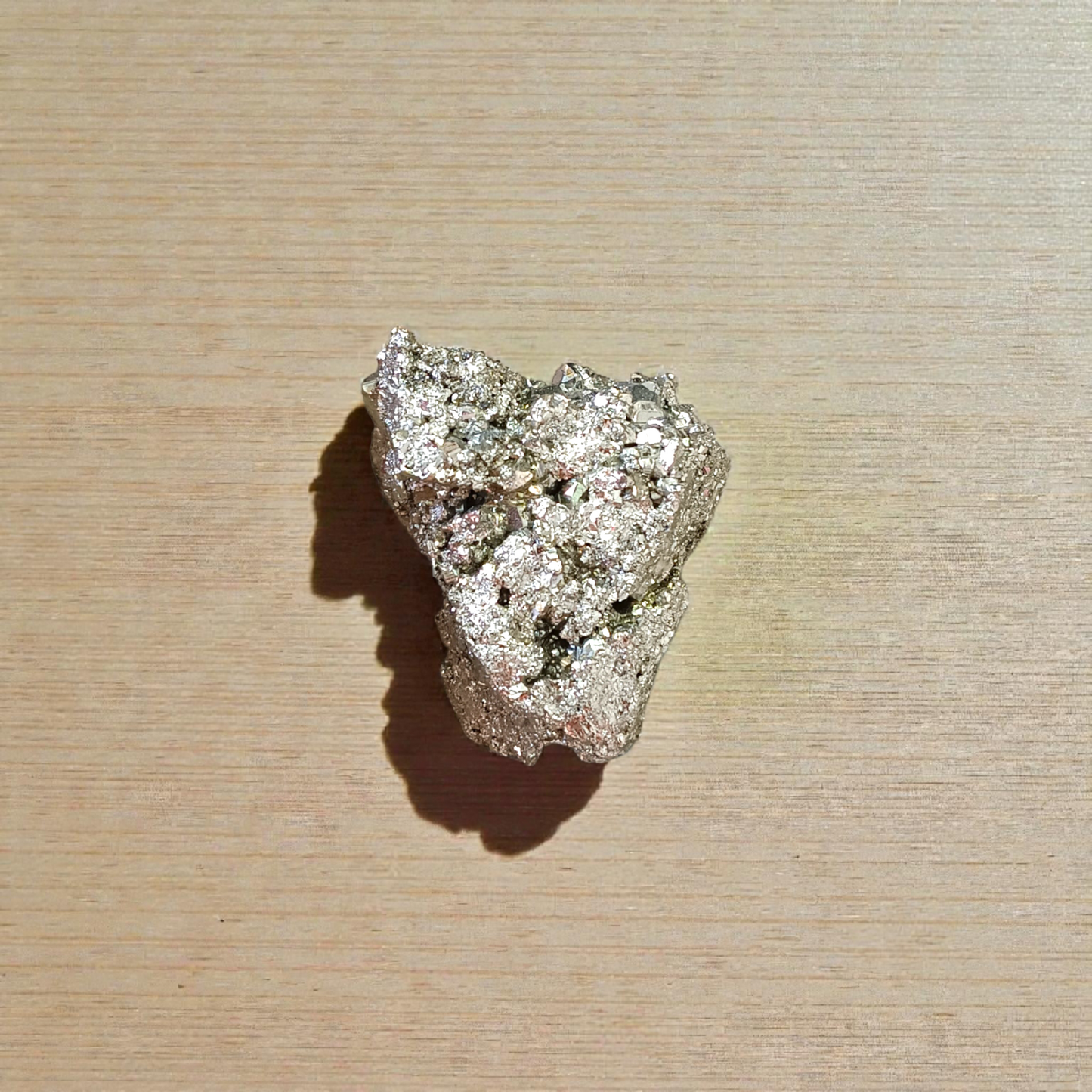 Natural certified raw pyrite crystal cluster for wealth, manifestation, vastu, healing, and protection