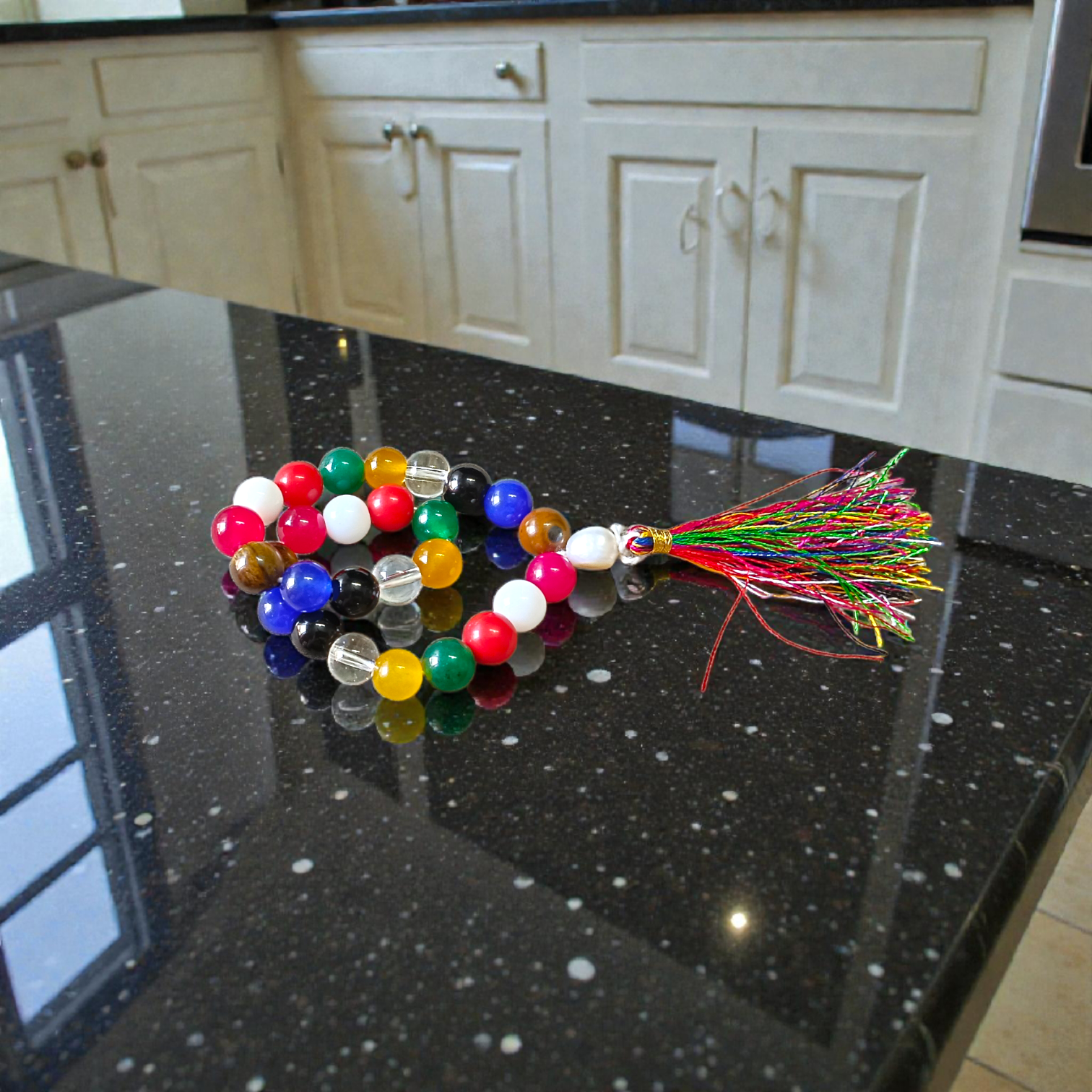 Navratan Navgrah Mala with 108+1 Lab Certified 8MM Gemstone Beads – Ideal for Astrology, Prosperity, and Spiritual Healing