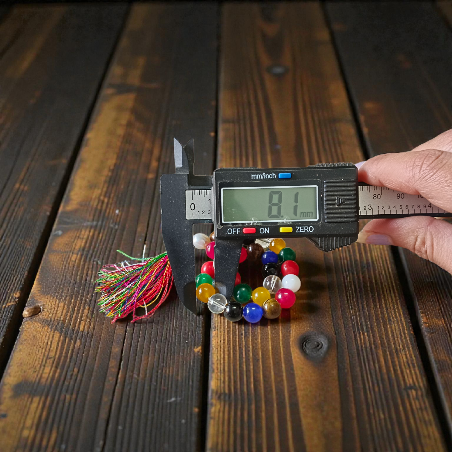 Navratan Navgrah Mala with 108+1 Lab Certified 8MM Gemstone Beads – Ideal for Astrology, Prosperity, and Spiritual Healing