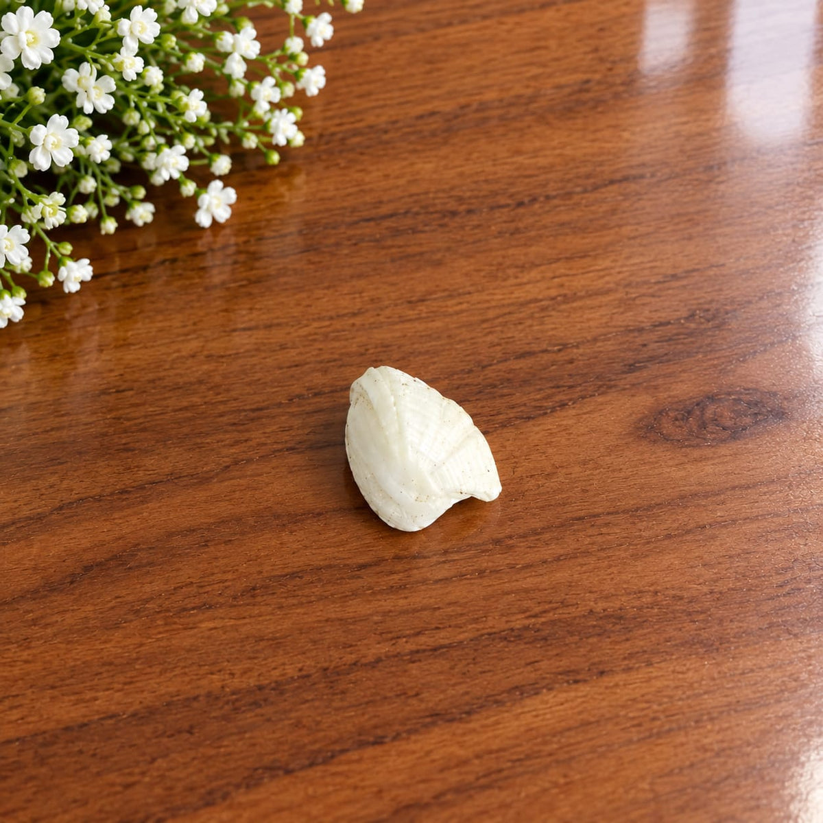 Original White Machhmani Natural Stone Lab Certified for Spiritual Practices Wealth Protection