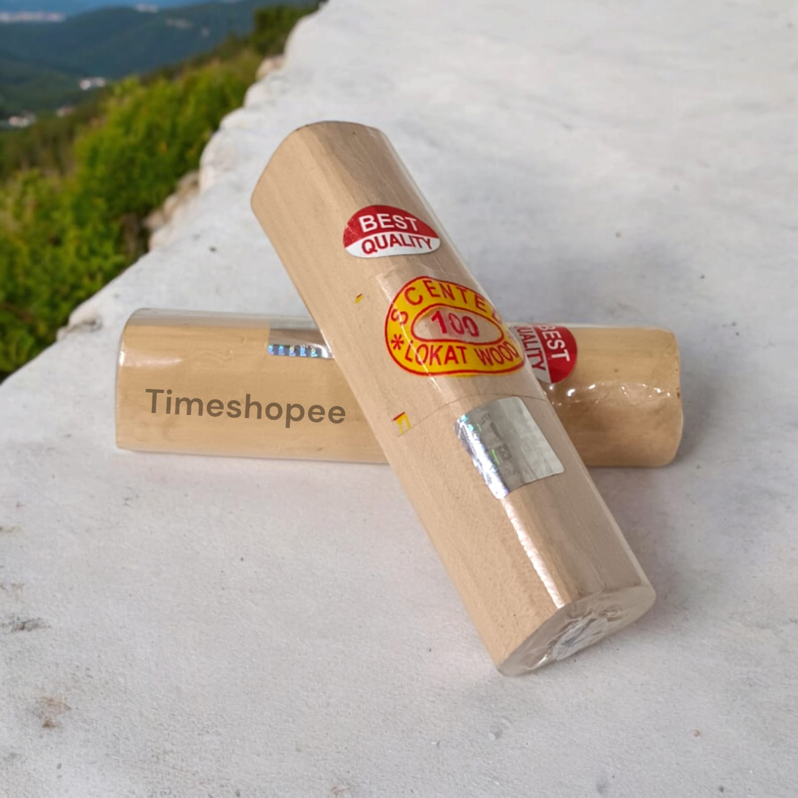 Original sandalwood sticks (Chandan), processed Mysore sandalwood, used for puja, making tilak paste, and for its soothing fragrance.