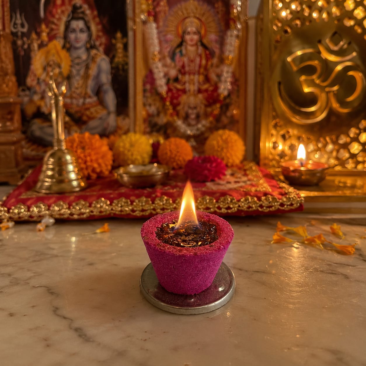 Panchamrut Sambrani Colorful Dhoop Cups for Daily Puja Meditation Home Temple Natural Fragrance Incense Cups