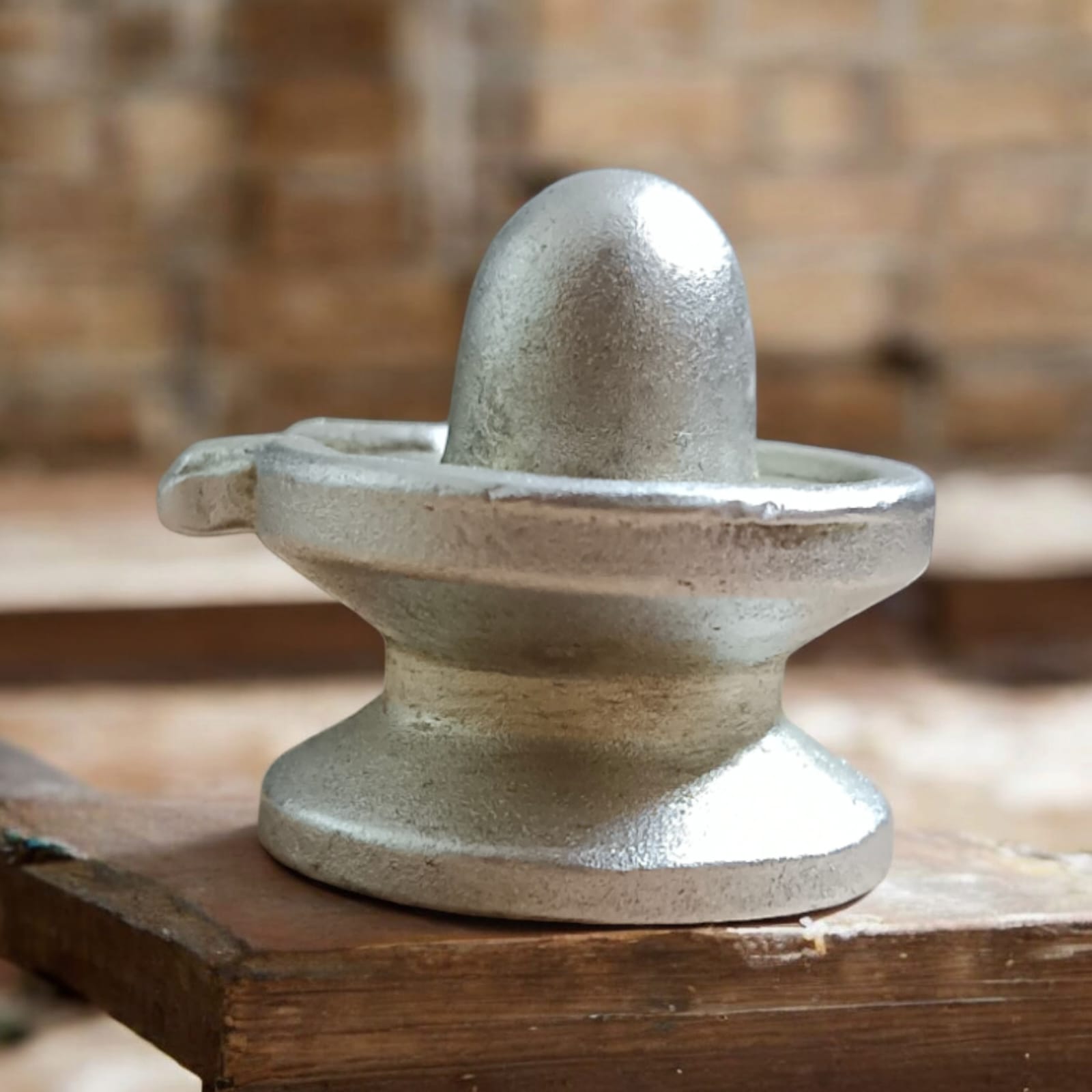 Parad Shivling - Parad Lingam, 63gm Lab Certified, from Timeshopee. A sacred mercury Shivling weighing 63gm, representing the energy of Lord Shiva for spiritual growth, protection, and peace