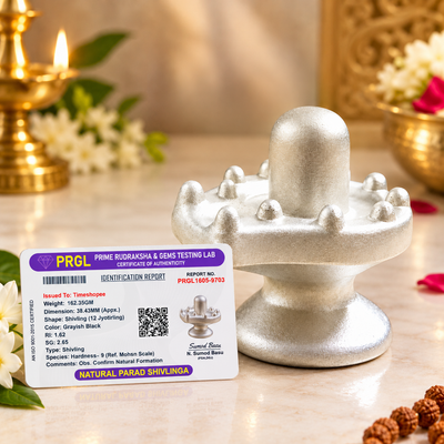 Parad Shivling 12 Jyotirlinga | 100% Genuine Mercury Idol – Lab Certified – Timeshopee