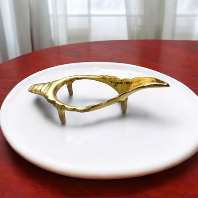 Pure Brass Shankh Stand for Conch Shell Display – Timeshopee