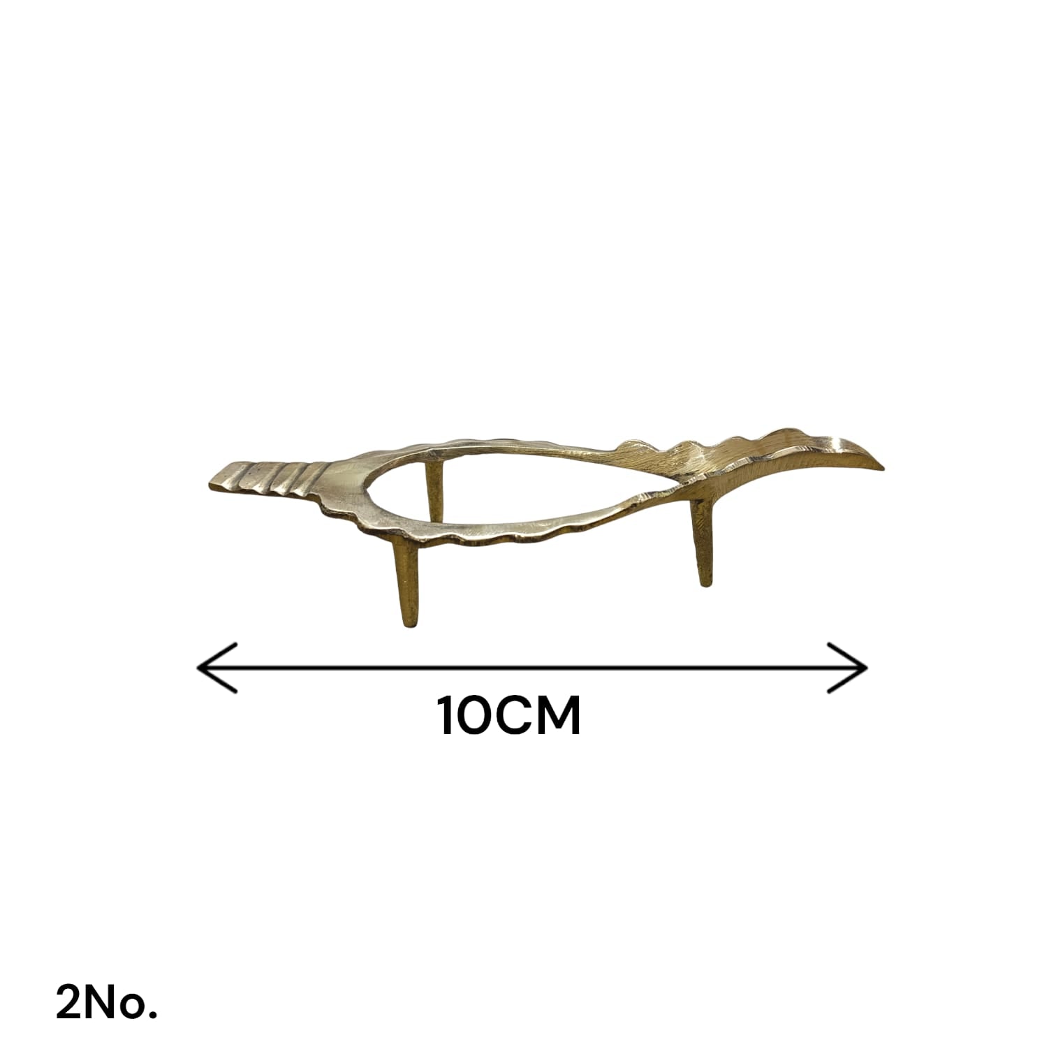 Pure Brass Shankh Stand for Conch Shell, available in different sizes, from Timeshopee.