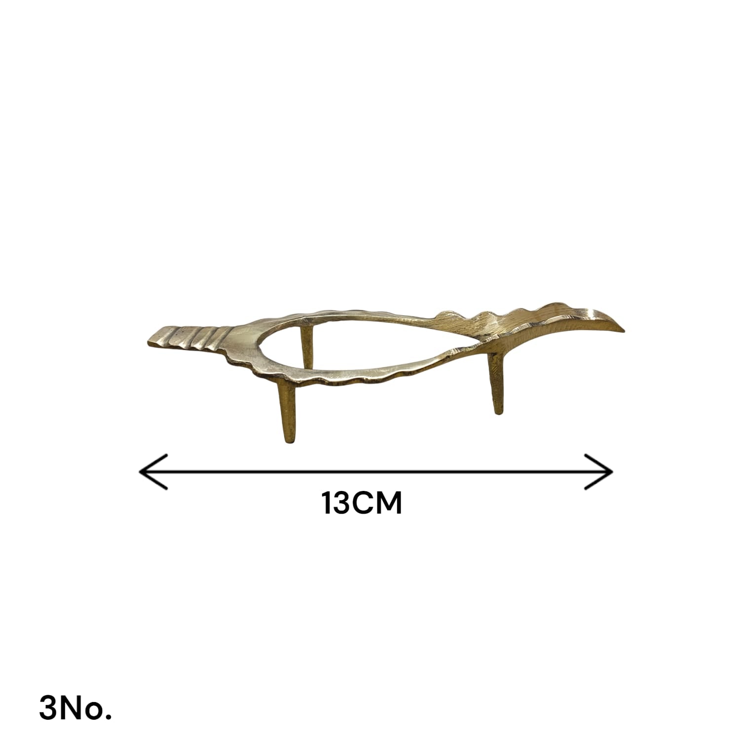 Pure Brass Shankh Stand for Conch Shell, available in different sizes, from Timeshopee.
