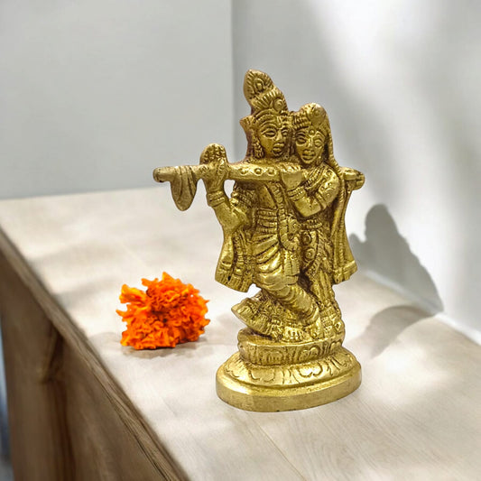 Radha Krishna Brass Idol | Radha Krishna Murti | Timeshopee