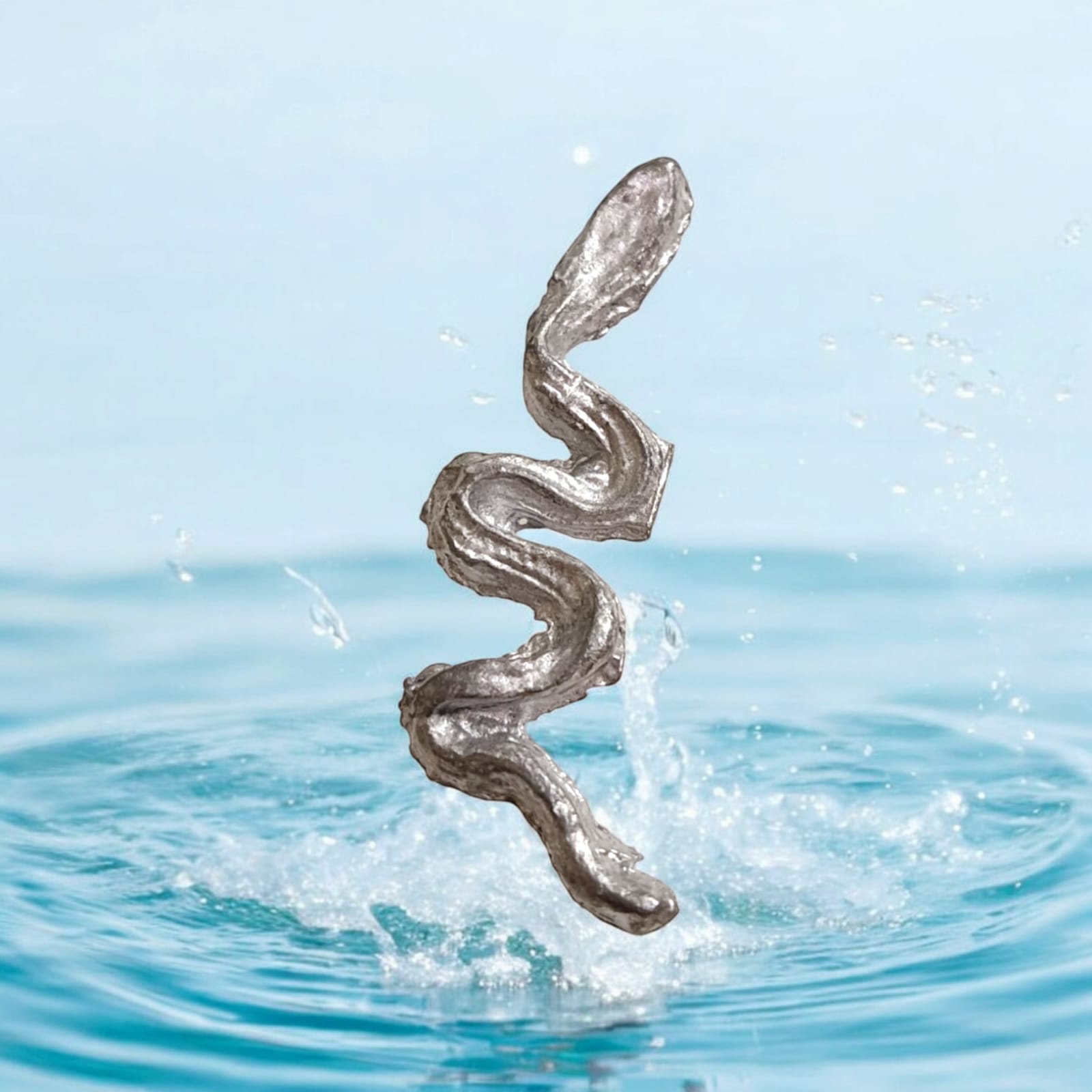 Ranga Naag Lead Snake Figurine for Kaal Sarp Dosh Remedies