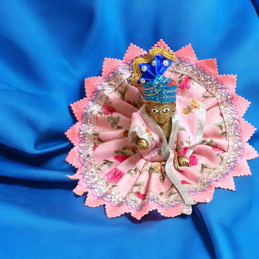 Set of 6 multi-color pagdis for Laddu Gopal Size 3 No., perfect for festive and daily decoration for Bal Gopal.