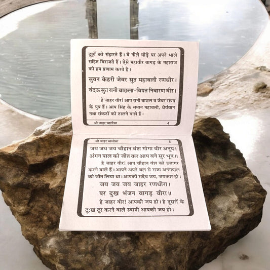 Shri Jaharveer Chalisa Hindi Book with 48 pages, available at Timeshopee.