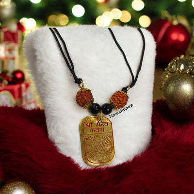 Sidh Bhairav Kavach | Batuk Bhairav Protection Locket Pendant – Timeshopee