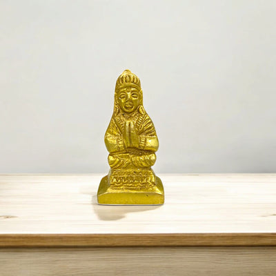 Small Parvati Mata Murti | Pure Brass Maa Parvati Idol – Timeshopee