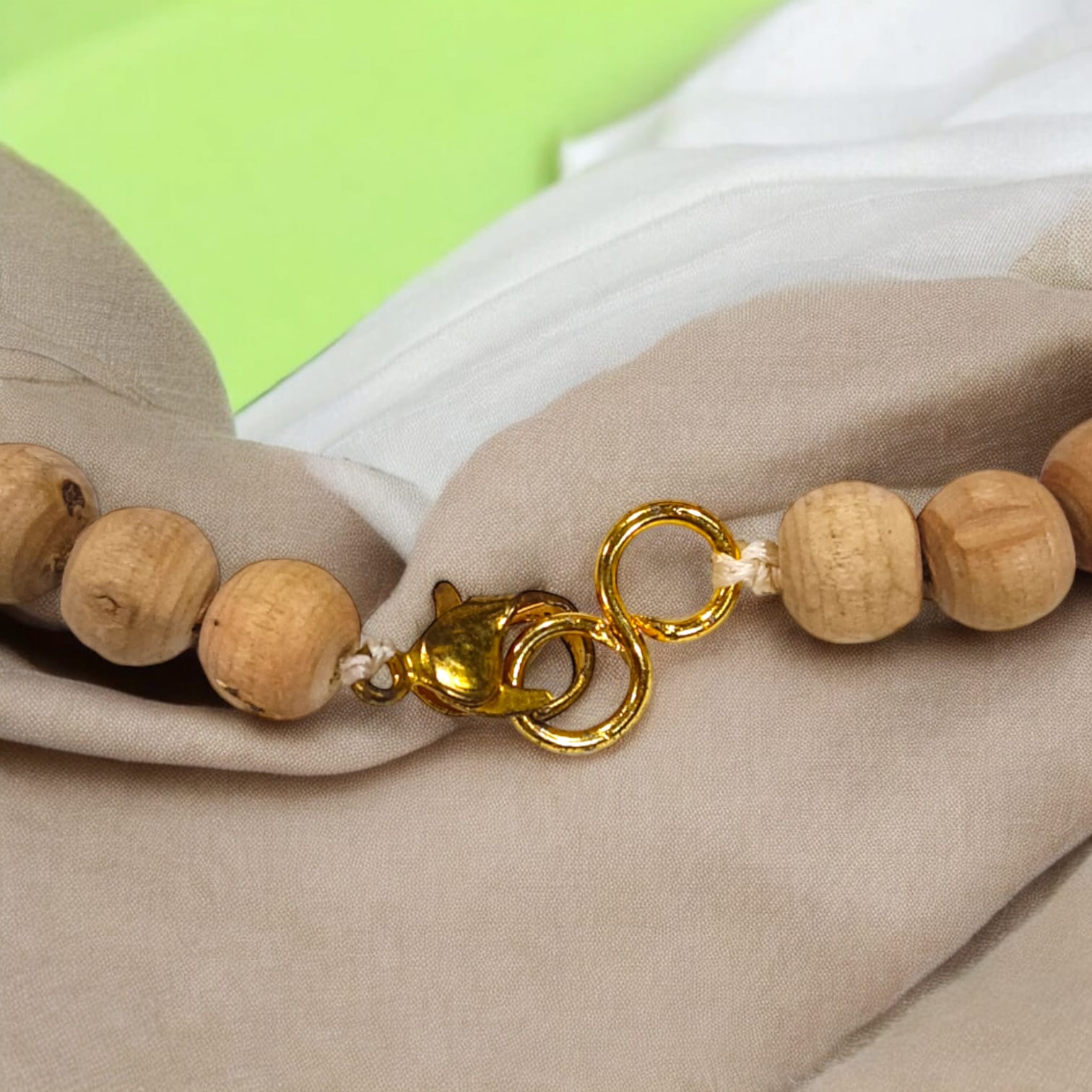 Tulsi Bracelet with 5-6mm Round Lab Certified Beads | Timeshopee