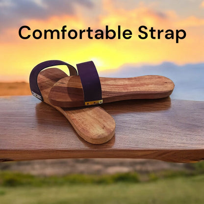 Wooden Charan Paduka | Traditional Khadau Slippers for Spiritual Wear – Timeshopee