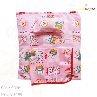Laddu Gopal Puffed Bedsheet with Pillow & Blanket | 12X12 inch – Timeshopee