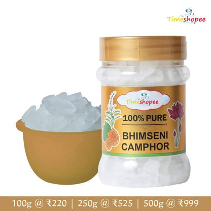 Bhimseni Kapur - Desi Camphor | Pure & Natural Spiritual Camphor – Timeshopee