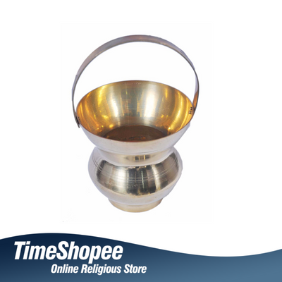 Brass Kamandal – Holy Water Pot for Pooja & Rituals | Timeshopee