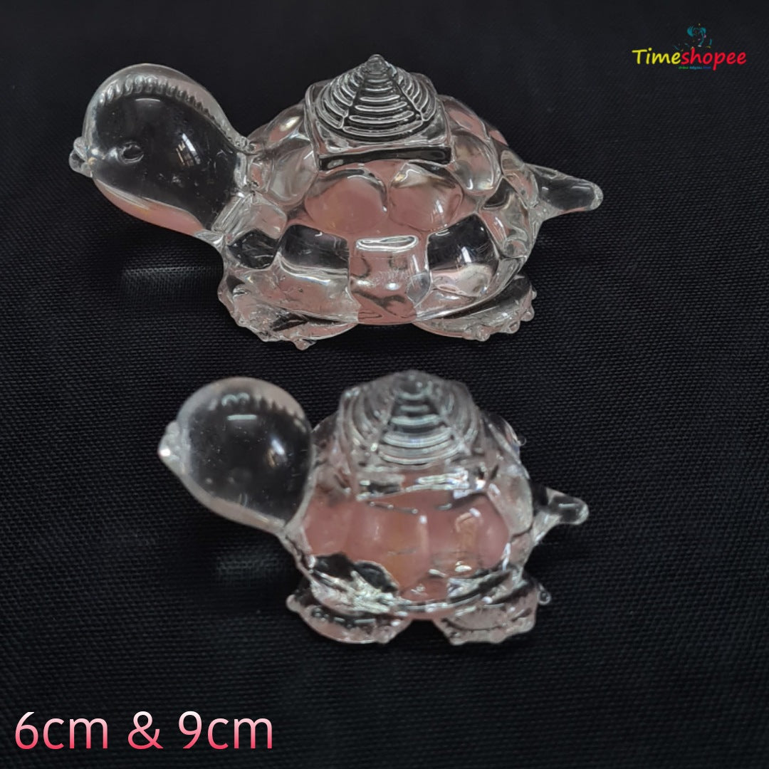 Crystal Shree Yantra on Tortoise | Lab Certified Spiritual Energy – Timeshopee