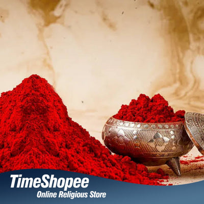 Organic Kum Kum Powder for Tilak & Pooja Rituals | Lab Certified – Timeshopee