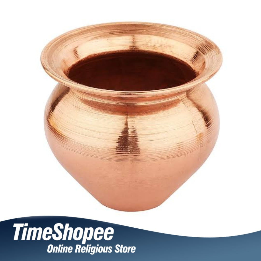Copper Kalash | Tambe Ka Lauta for Pooja & Spiritual Rituals – Timeshopee