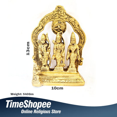 Brass Ram Darbar Murti – Shri Ram Parivar Brass Idol for Home