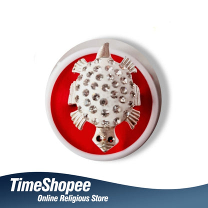 Tortoise Ring with Stylish Zircon Diamond Design from Timeshopee