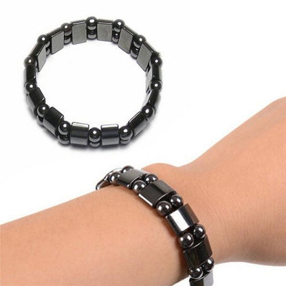 Black Magnetic Weight Loss and BP Control Bracelet - Lab Certified